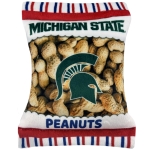 MS-3346 - Michigan State- Plush Peanut Bag Toy